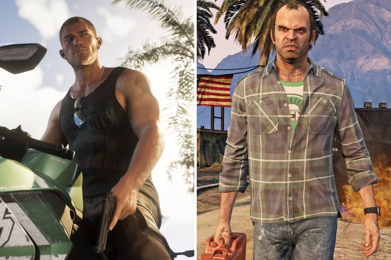 تفاوت کیفیت شخصیت ها در gta vi و v